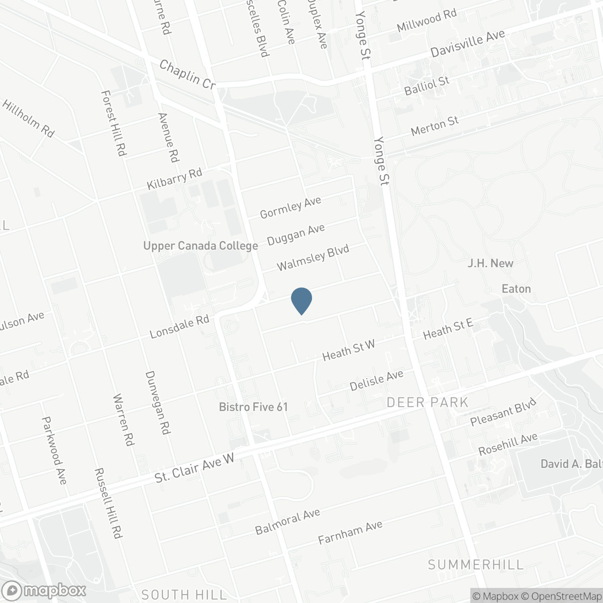 63 LONSDALE ROAD, Toronto, Ontario M4V 1W4